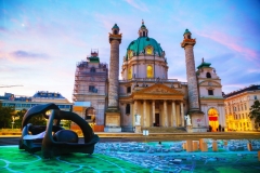 St. Charles's Church (Karlskirche) in Vienna, Austria